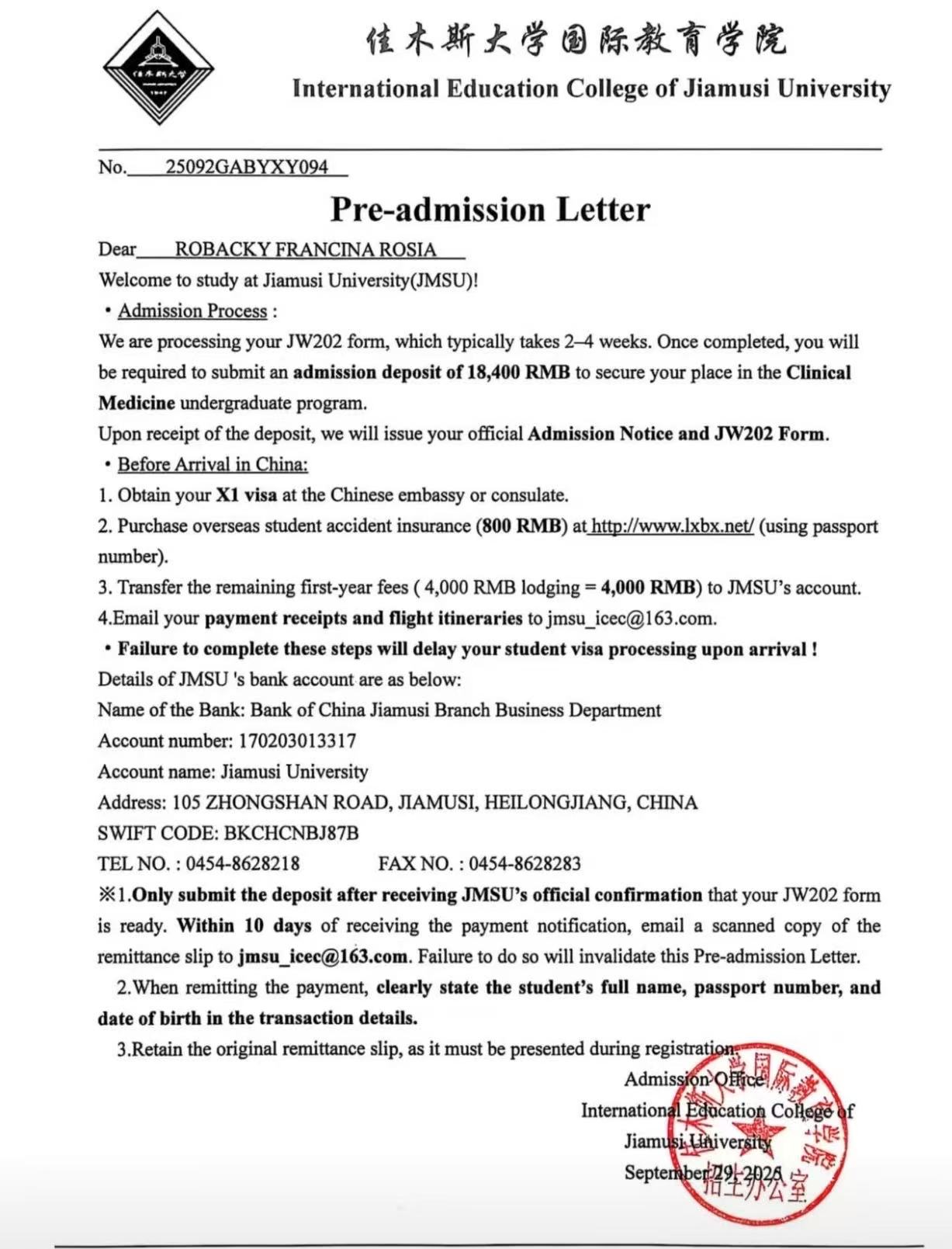 Success Certificate 2